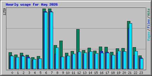 Hourly usage for May 2026